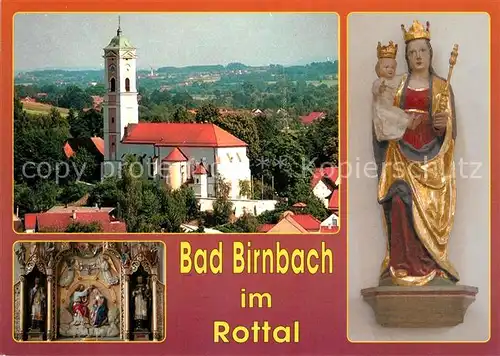 AK / Ansichtskarte Birnbach_Rottal Pfarrkirche Mariae Himmelfahrt Altar Birnbach Rottal