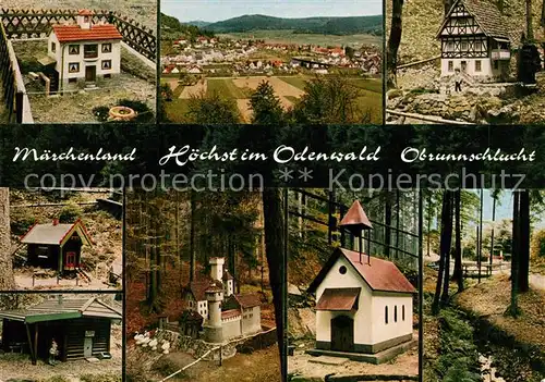 AK / Ansichtskarte Hoechst_Odenwald Obrunnschlucht Maerchenland Hoechst_Odenwald