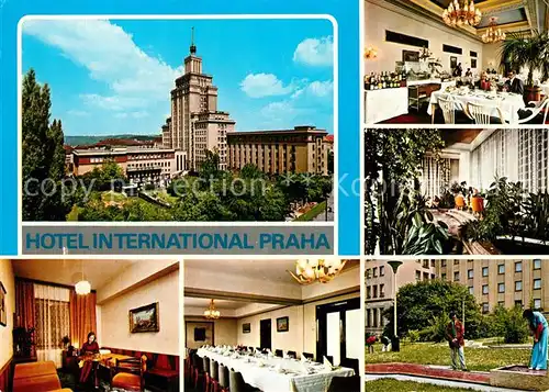 AK / Ansichtskarte Praha_Prahy_Prague Hotel International Minigolf Praha_Prahy_Prague