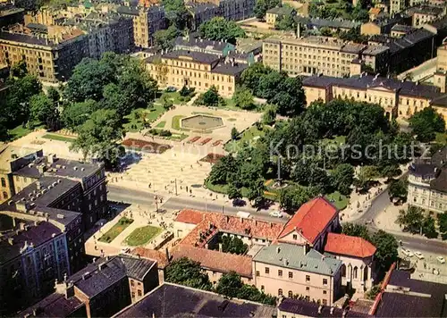 AK / Ansichtskarte Lublin_Lubelskie Fliegeraufnahme Plac Litewski Lublin Lubelskie