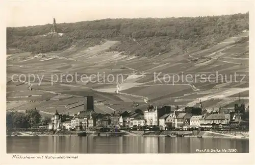 AK / Ansichtskarte Foto_Zeitz_F.G._Nr. 1090 Ruedesheim Nationaldenkmal  Foto_Zeitz_F.G._Nr.