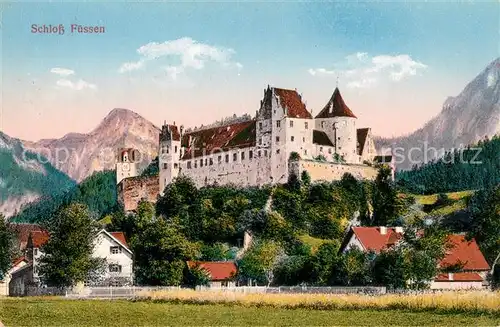 AK / Ansichtskarte Fuessen_Allgaeu Schloss Fuessen Allgaeu