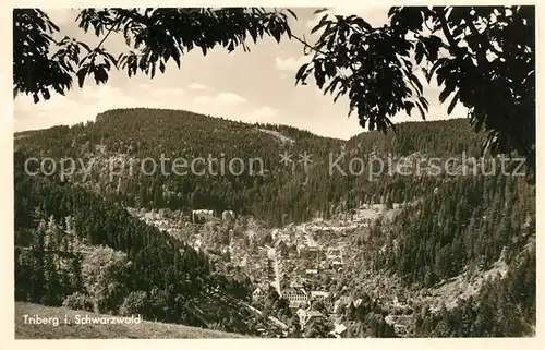 AK / Ansichtskarte Triberg_Schwarzwald Blick vom Hohnen Triberg Schwarzwald