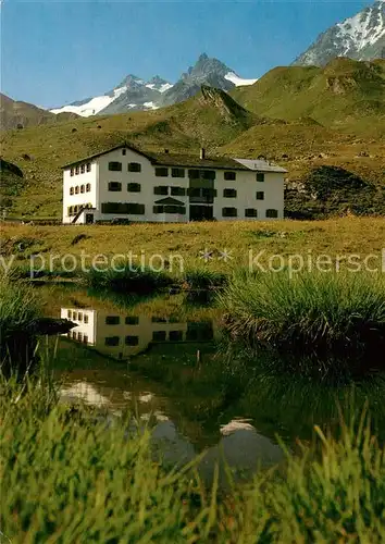 AK / Ansichtskarte Ischgl Heidelbergerhuette mit Zahnspitze Alpen Ischgl