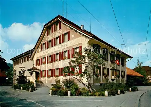 AK / Ansichtskarte Menziken Hotel Restaurant Sternen Menziken