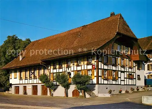 AK / Ansichtskarte Kallnach Gasthof Weisses Kreuz Kallnach