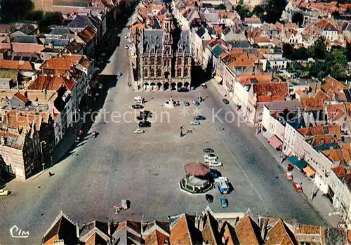 AK / Ansichtskarte Oudenaarde Stadhuis Grote Markt Marktplatz Rathaus Fliegeraufnahme Oudenaarde