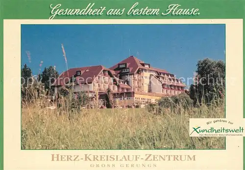 AK / Ansichtskarte Gross_Gerungs Herz Kreislauf Zentrum Gross Gerungs