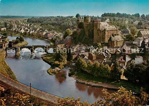 AK / Ansichtskarte Runkel_Lahn Panorama Burg Runkel_Lahn