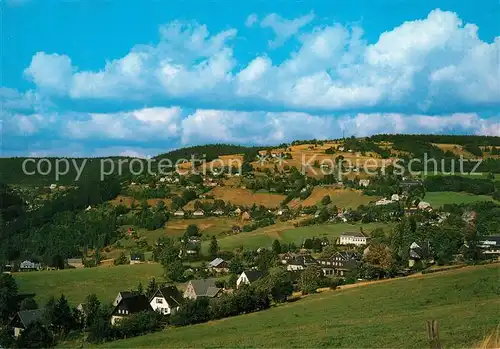 AK / Ansichtskarte Klingenthal_Vogtland Panorama Aschberg Klingenthal_Vogtland