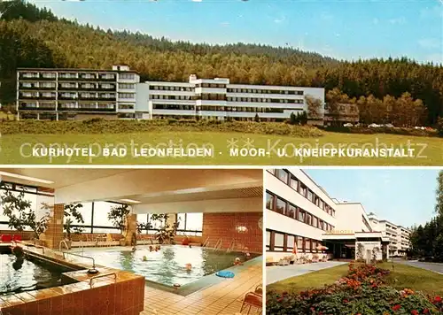 AK / Ansichtskarte Bad_Leonfelden Kurhotel Schwimmbad Bad_Leonfelden