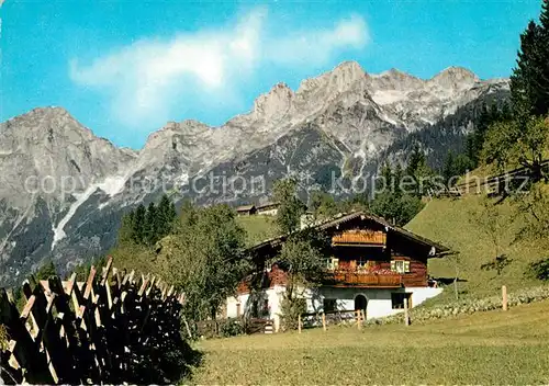 AK / Ansichtskarte St_Martin_Huettau Motiv aus dem Lammertal mit Tennengebirge St_Martin_Huettau