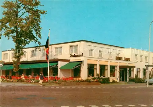 AK / Ansichtskarte Alphen_Aan_Den_Rijn Stationsplein Hotel Restaurant Alphen_Aan_Den_Rijn