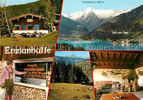 AK / Ansichtskarte Zell_See Enzianhuette Kitzsteinhorn Zell_See