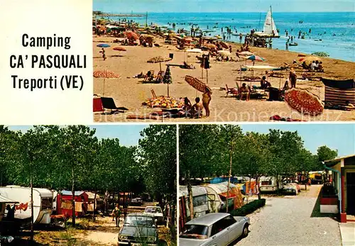 AK / Ansichtskarte Treporti_Cavallino Camping Ca Pasquali Strand Treporti Cavallino