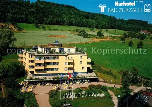 AK / Ansichtskarte Bad_Zurzach Kurhotel Fliegeraufnahme Bad_Zurzach