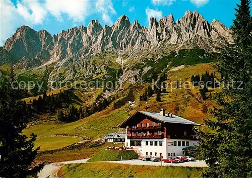 AK / Ansichtskarte Muehlbach_Hochkoenig Arthurhaus Berggaststaette Mitterbergalpe Mandlwand Muehlbach Hochkoenig