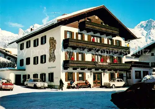 AK / Ansichtskarte Maria_Alm_Steinernen_Meer Gasthaus Moserwirt im Winter Maria_Alm_Steinernen_Meer