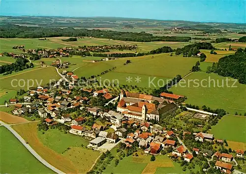 AK / Ansichtskarte Michaelbeuern Benediktinerabtei Fliegeraufnahme Michaelbeuern