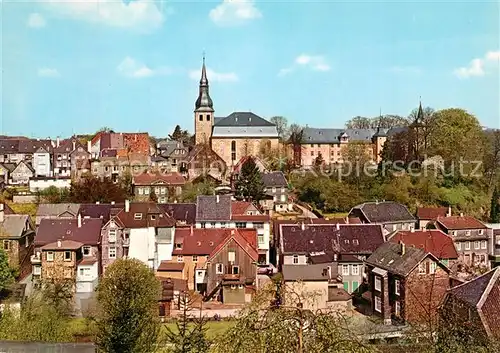 AK / Ansichtskarte Hueckeswagen Ortsansicht mit Kirche Hueckeswagen