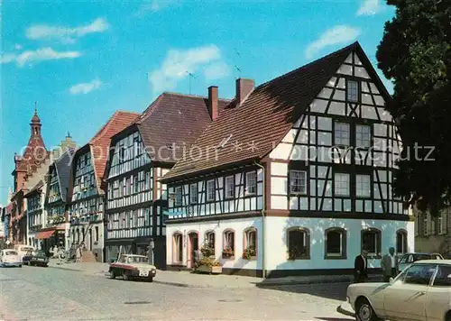 AK / Ansichtskarte Zell_Harmersbach Cafe Alt Zell Fachwerkhaus Zell Harmersbach