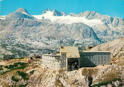 AK / Ansichtskarte Krippenstein Berghaus mit Koenig Dachstein Krippenstein