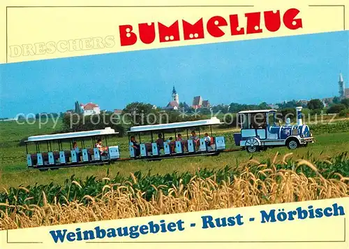 AK / Ansichtskarte Moerbisch_See Dreschers Bummelzug  Moerbisch See