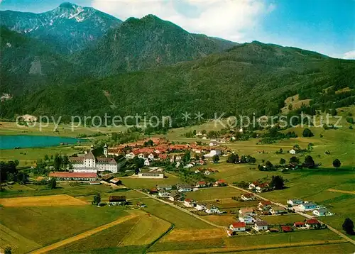 AK / Ansichtskarte Schlehdorf Fliegeraufnahme Heimgartengipfel Roethelstein Schlehdorf