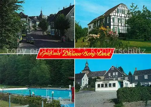 AK / Ansichtskarte Dhuenn_Wermelskirchen Freibad Drei Linden / Dhuenn Wermelskirchen