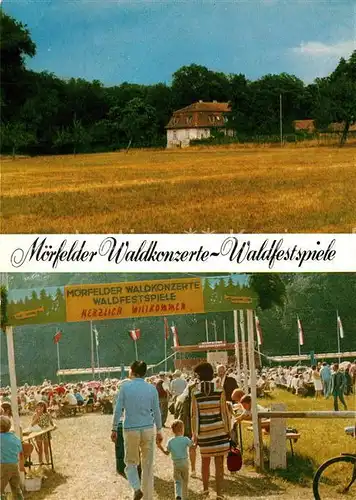 AK / Ansichtskarte Moerfelden Platz der Moerfelder Waldfestspiele Forsthaus Wiesental / Moerfelden