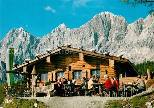 AK / Ansichtskarte Ramsau_Dachstein_Steiermark Jausenstation Brandalm Dachsteingebirge Ramsau_Dachstein