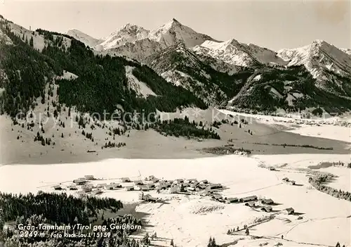 AK / Ansichtskarte Graen_Tirol gegen Geisshorn Winterpanorama Allgaeuer Alpen Graen_Tirol