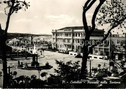 AK / Ansichtskarte Cattolica Piazzale della Fontana Cattolica