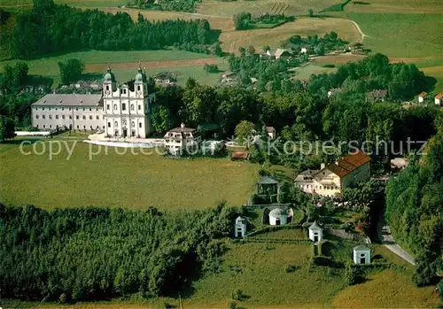 AK / Ansichtskarte Salzburg_Oesterreich Wallfahrtskirche Maria Plain Fliegeraufnahme Salzburg_Oesterreich