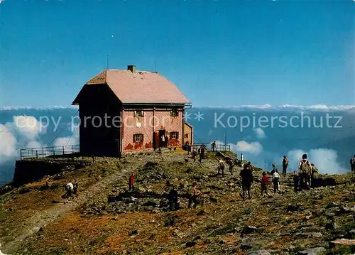 AK / Ansichtskarte Zirbitzkogel Schutzhaus Zirbitzkogel