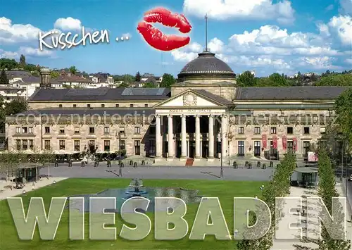 AK / Ansichtskarte Wiesbaden Kurhaus Kuesschen Wiesbaden