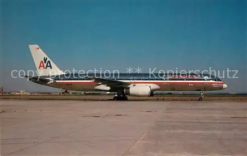 AK / Ansichtskarte Flugzeuge_Zivil American Airlines Boeing 757 223  Flugzeuge Zivil