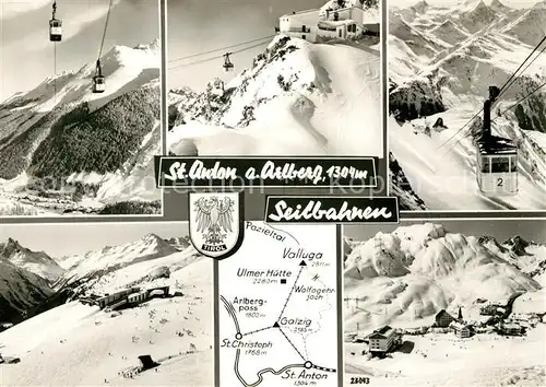 AK / Ansichtskarte St_Anton_Arlberg Seilbahn  St_Anton_Arlberg