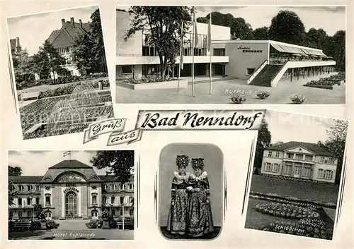 AK / Ansichtskarte Bad_Nenndorf Hotel Esplanade Schloesschen Kurhaus Bad_Nenndorf