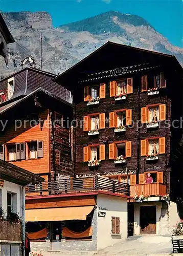 AK / Ansichtskarte Leukerbad Haus Goethe Alpen Leukerbad