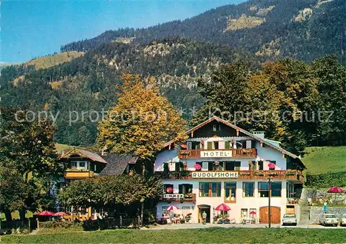 AK / Ansichtskarte St_Wolfgang_Salzkammergut Hotel Rudolfshoehe St_Wolfgang_Salzkammergut