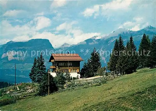 AK / Ansichtskarte Scardanal_Bonaduz Ferienhaus Miraval Alpenpanorama Scardanal Bonaduz