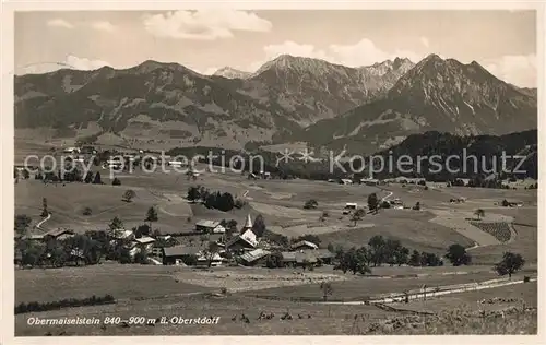 AK / Ansichtskarte Obermaiselstein Panorama Obermaiselstein