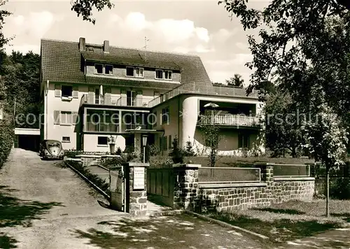 AK / Ansichtskarte Bad_Salzhausen Gaestehaus Pension Haus Bergfried Bad_Salzhausen