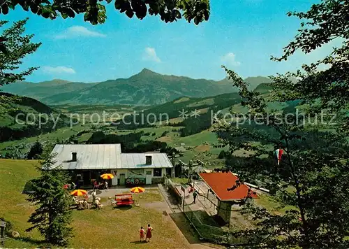 AK / Ansichtskarte Kirchberg_Tirol Gaisberglift Bergstation Landschaftspanorama Alpen Kirchberg Tirol