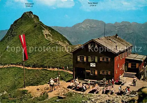 AK / Ansichtskarte Schruns_Vorarlberg Wormser Huette Alpenpanorama Montafon Schruns Vorarlberg