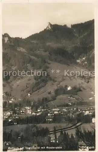 AK / Ansichtskarte Rottach Egern am Tegernsee mit Riederstein Rottach Egern