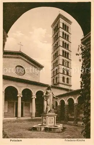 AK / Ansichtskarte Potsdam Friedens Kirche Potsdam