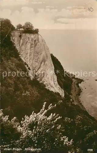 AK / Ansichtskarte Insel_Ruegen mit Koenigsstuhl Insel Ruegen