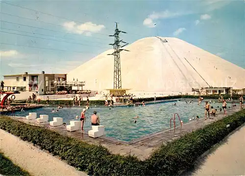 AK / Ansichtskarte Hirschau_Oberpfalz Sommerskiparadies Monte Kaolino Duenenbad Freibad Hirschau Oberpfalz